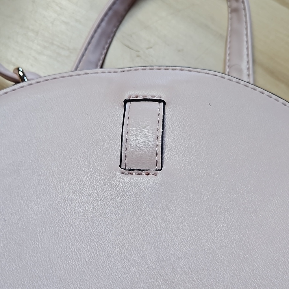 Nanette Lapore adjustable Fun Round Pink backpack Purse - Picture 8 of 8